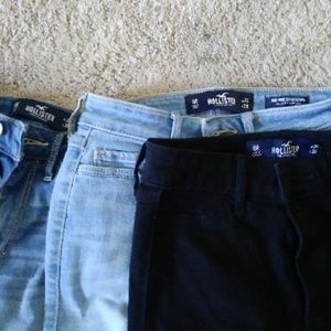 3 pairs Hollister Jeans size 0R